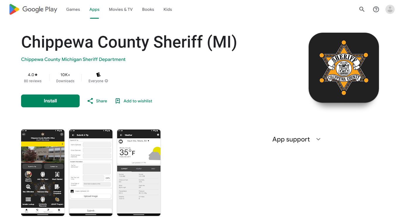 Chippewa County Sheriff (MI) - Apps on Google Play